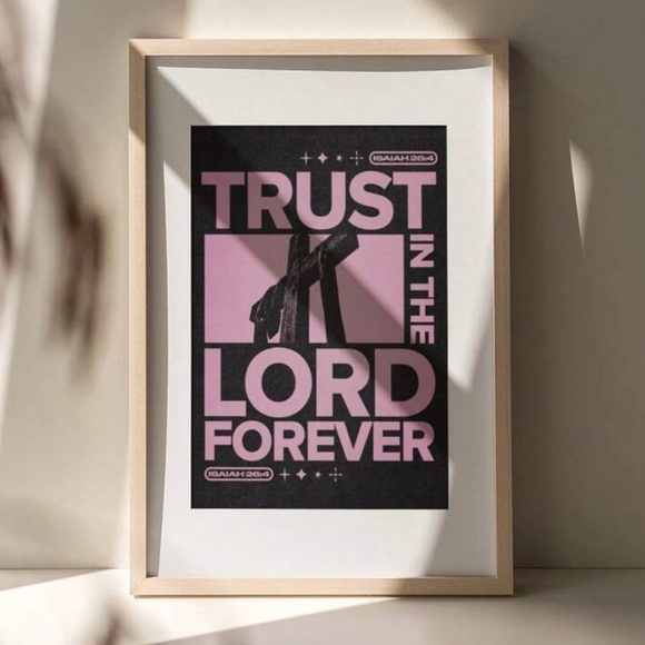 Trust in the Lord Forever Wall Art - Picture 3 of 7